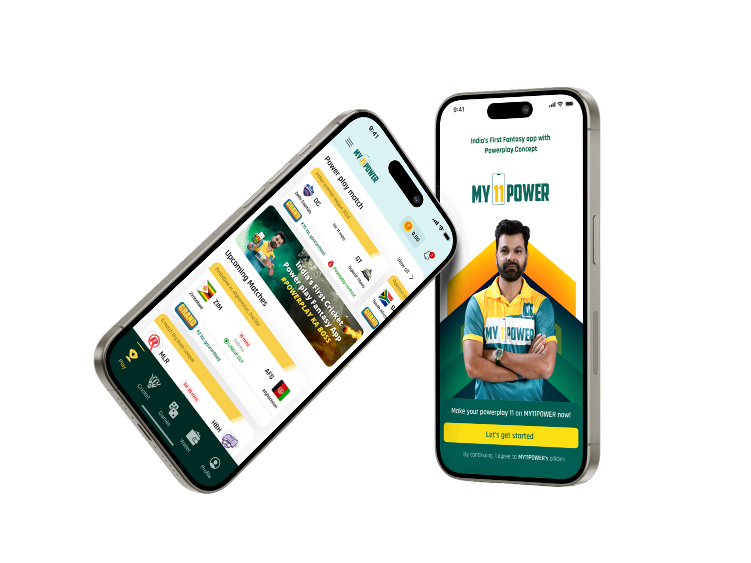 MY11POWER App on Phone